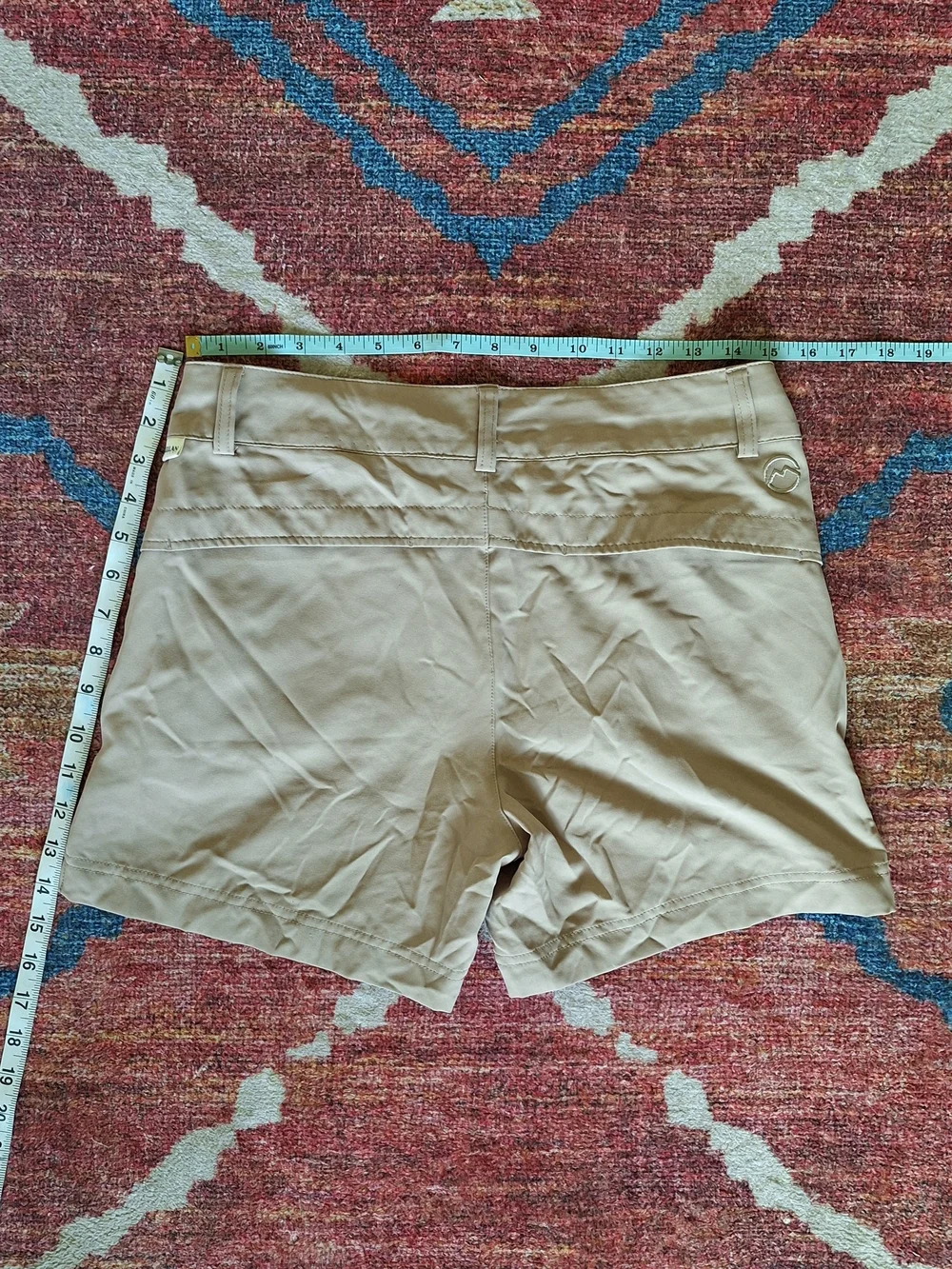 Magellan Outdoors Women's Tan Casual Shorts with Belt Loops